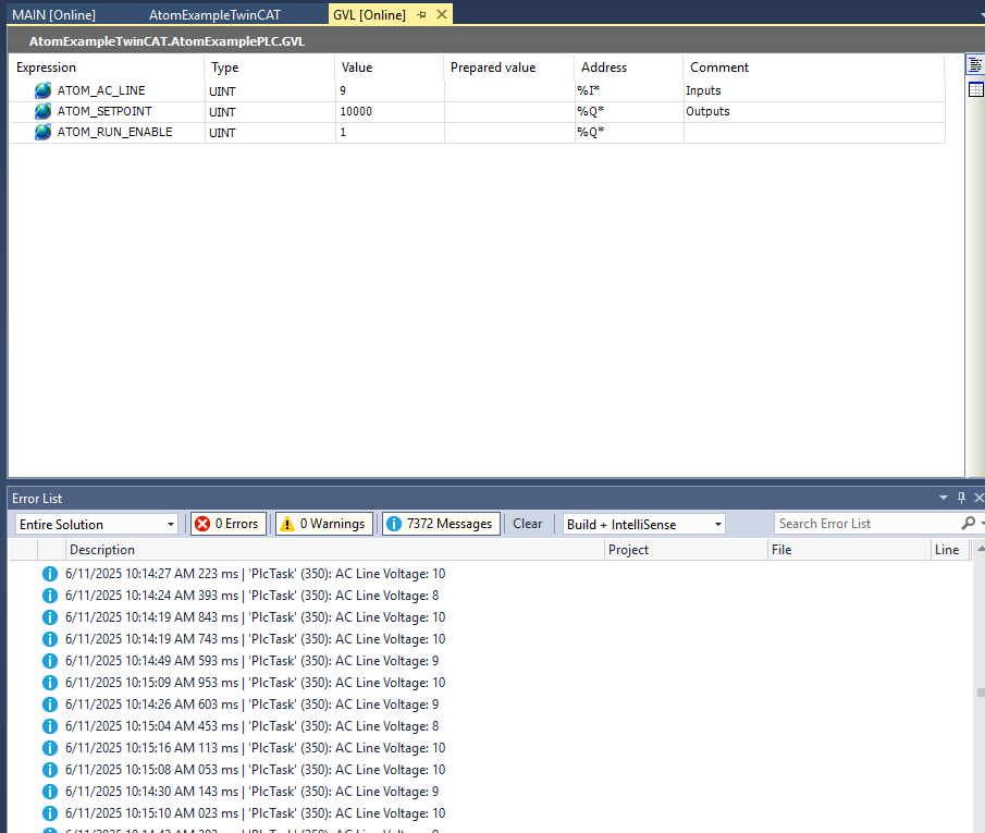 Working PLC project 2