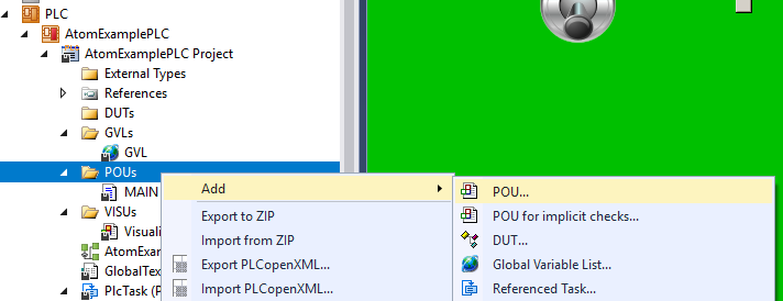 Add ladder logic program
