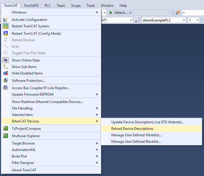 Restart in config mode