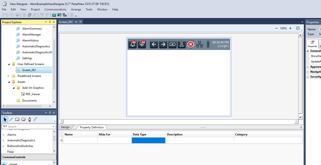 Create Project Step 1