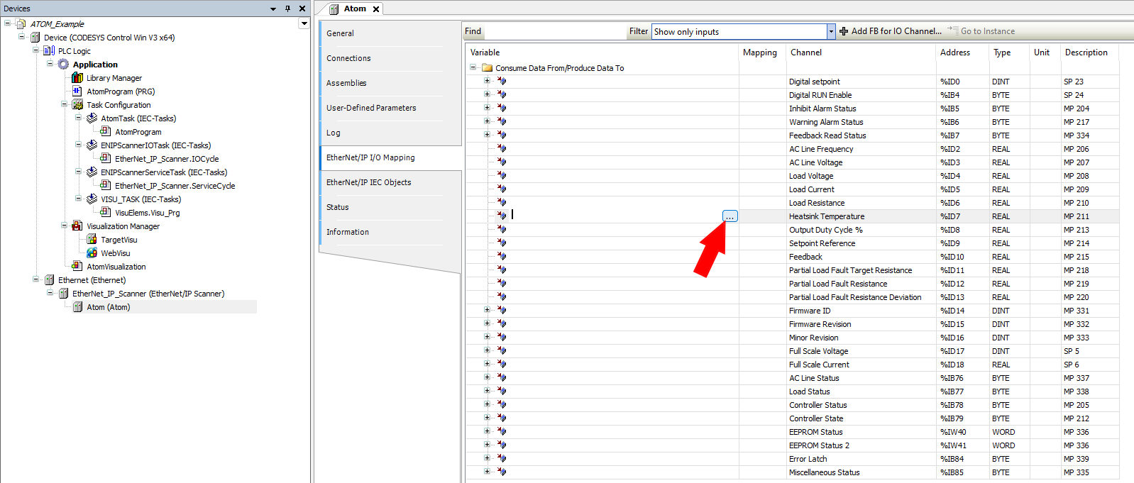 Ladder mapping step 1
