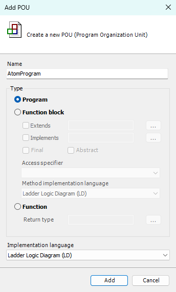 Ladder logic example step 2