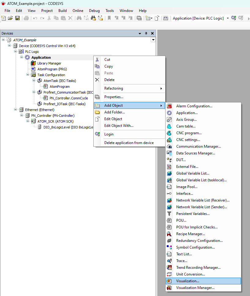 Visualization step 1