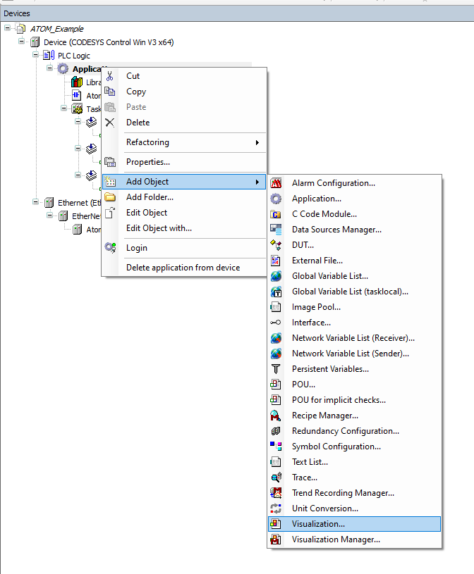 Visualization step 1