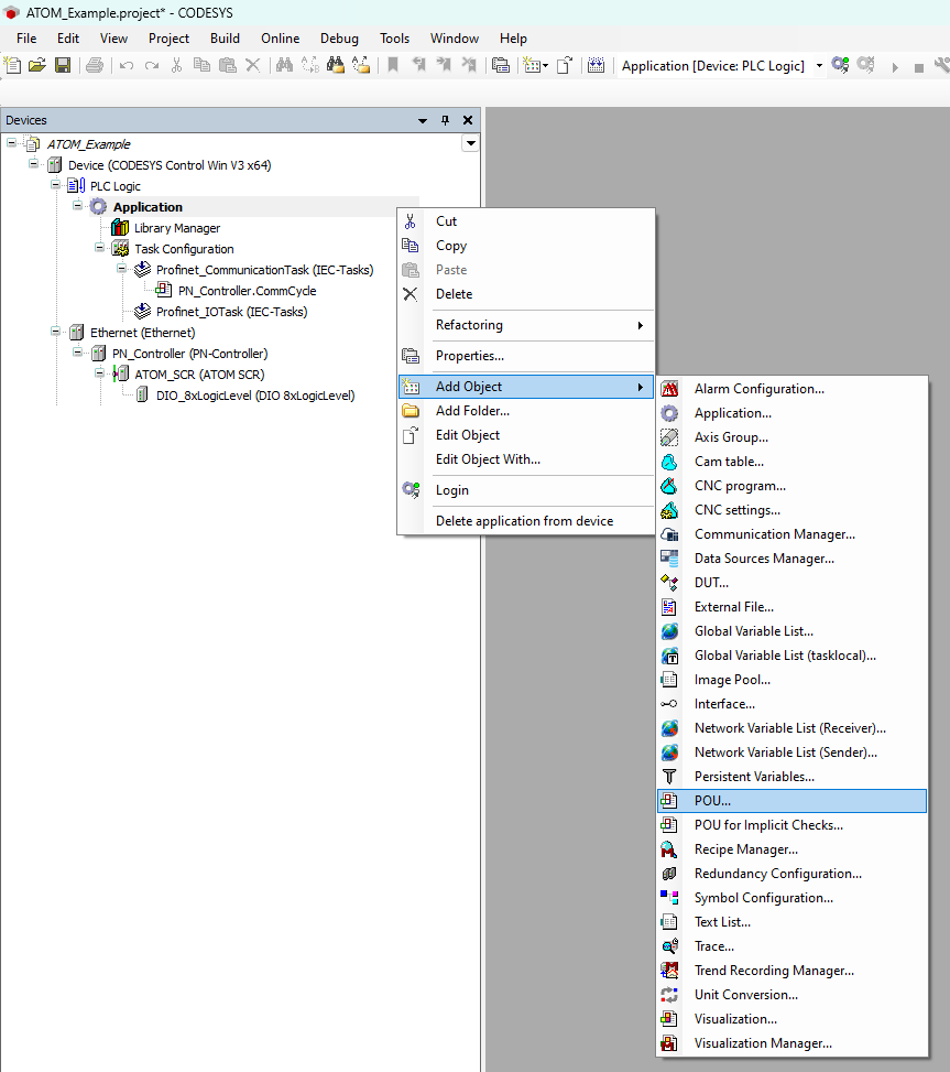 Structured text example step 1