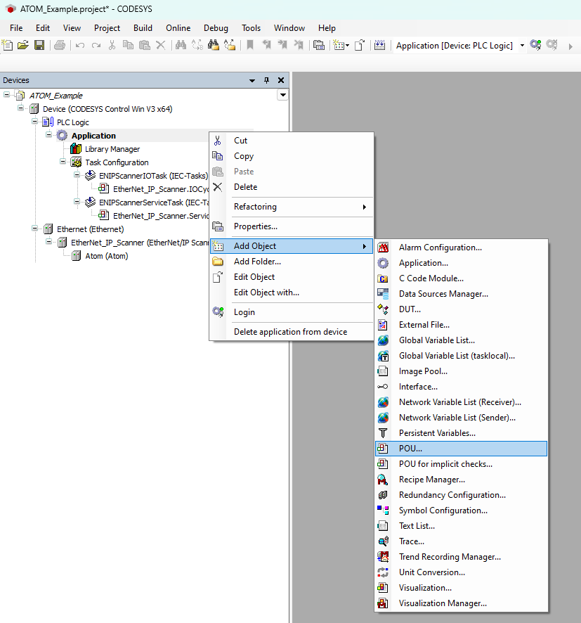 Structured text example step 1