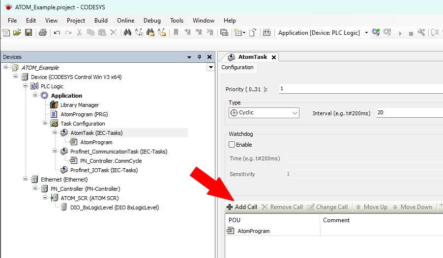 Structured text example step 6