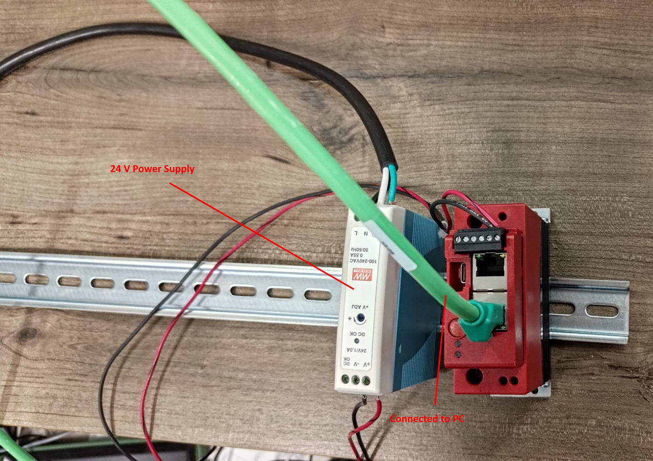 Atom and PLC hardware setup